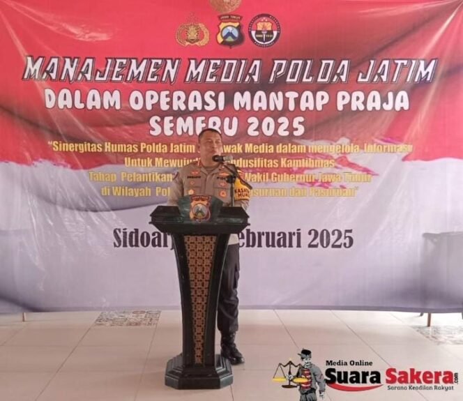 
					Jelang Pelantikan Kepala Daerah, Manajemen Polda Jatim Gelar Ngopi Bareng Awak Media