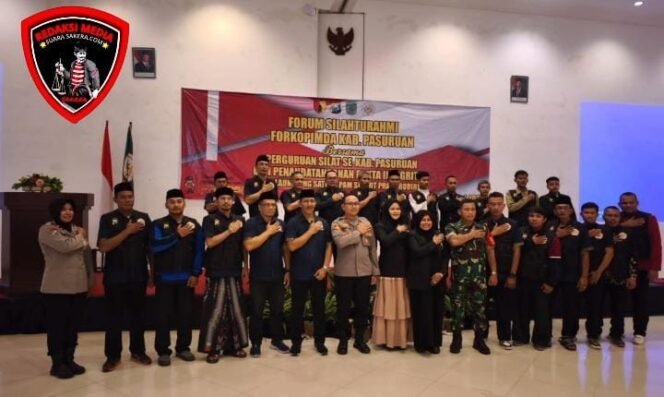 
					Polres Pasuruan Hadiri Pelantikan IPSI serta Deklarasi Satgas Sentot Prawirodirdjo
