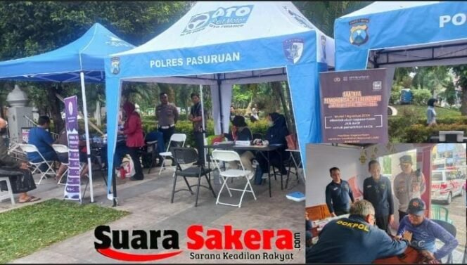 
					Polres Pasuruan Gelar Pelayanan Publik Terpadu di CFD Alun-Alun Bangil, Wujud Nyata Pengabdian di Hari Bhayangkara ke-79